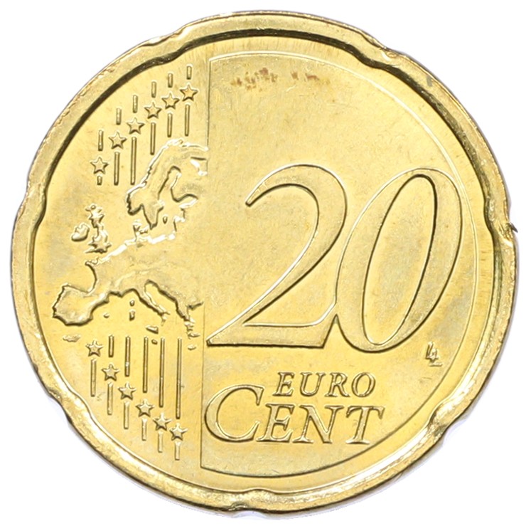 20 евроцентов 2011 года Нидерланды — Фото №2