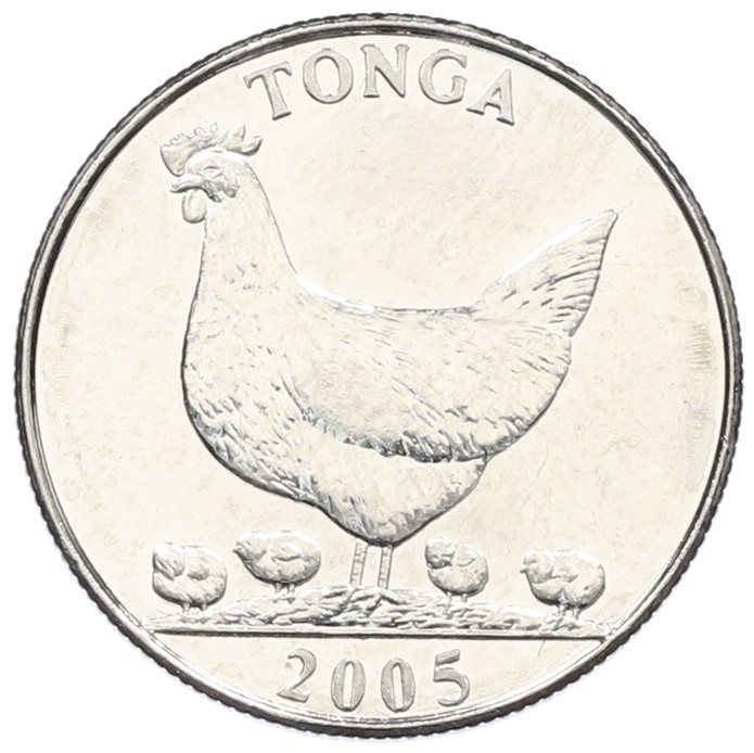 5 сенити 2005 года Тонга — Фото №1