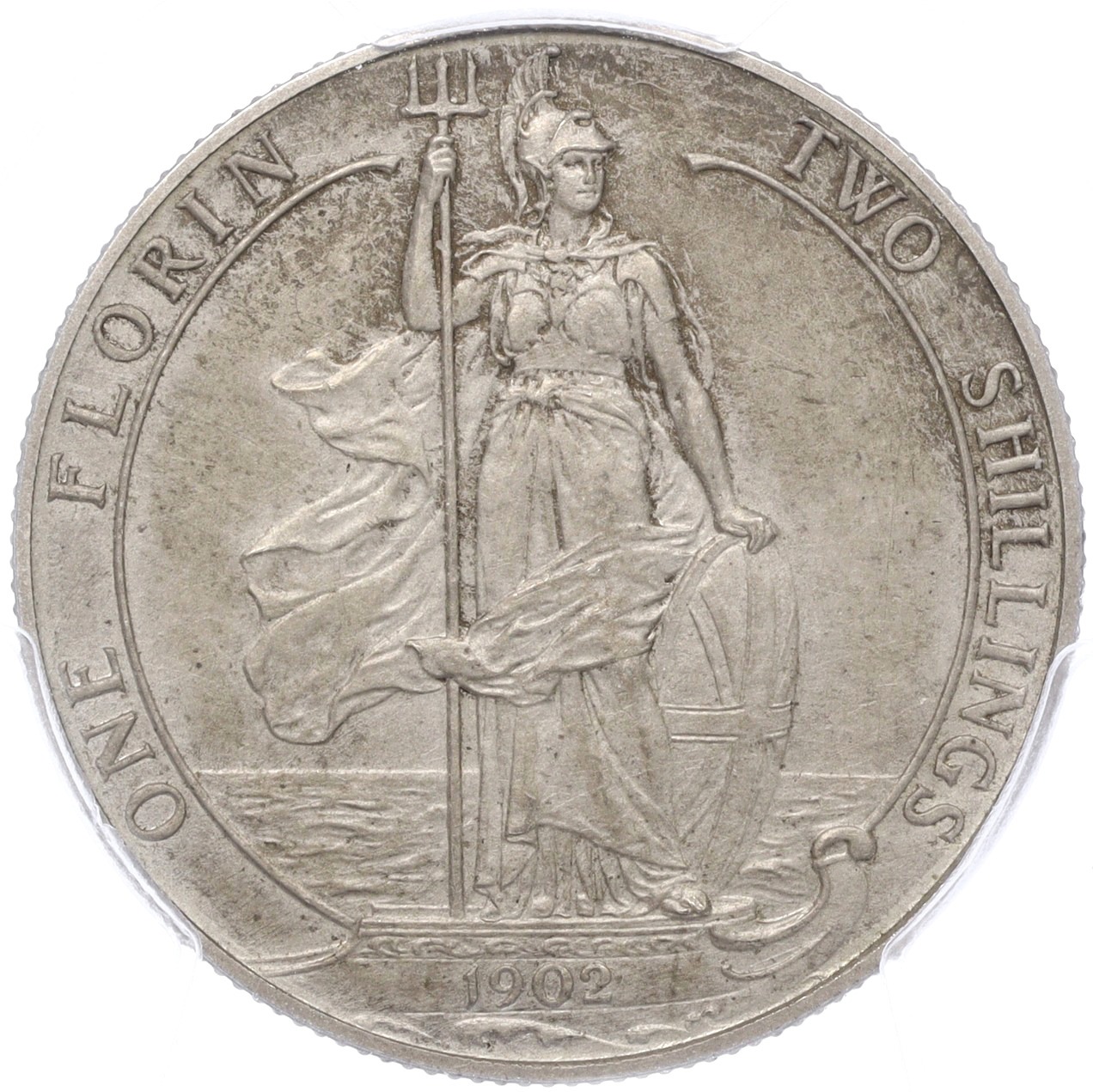 1 флорин (2 шиллинга) 1902 года Великобритания (Король Эдуард VII) — в  слабе PCGS (PR63) купить в Москве | интернет-магазин нумизматики NUMIZMAT.RU