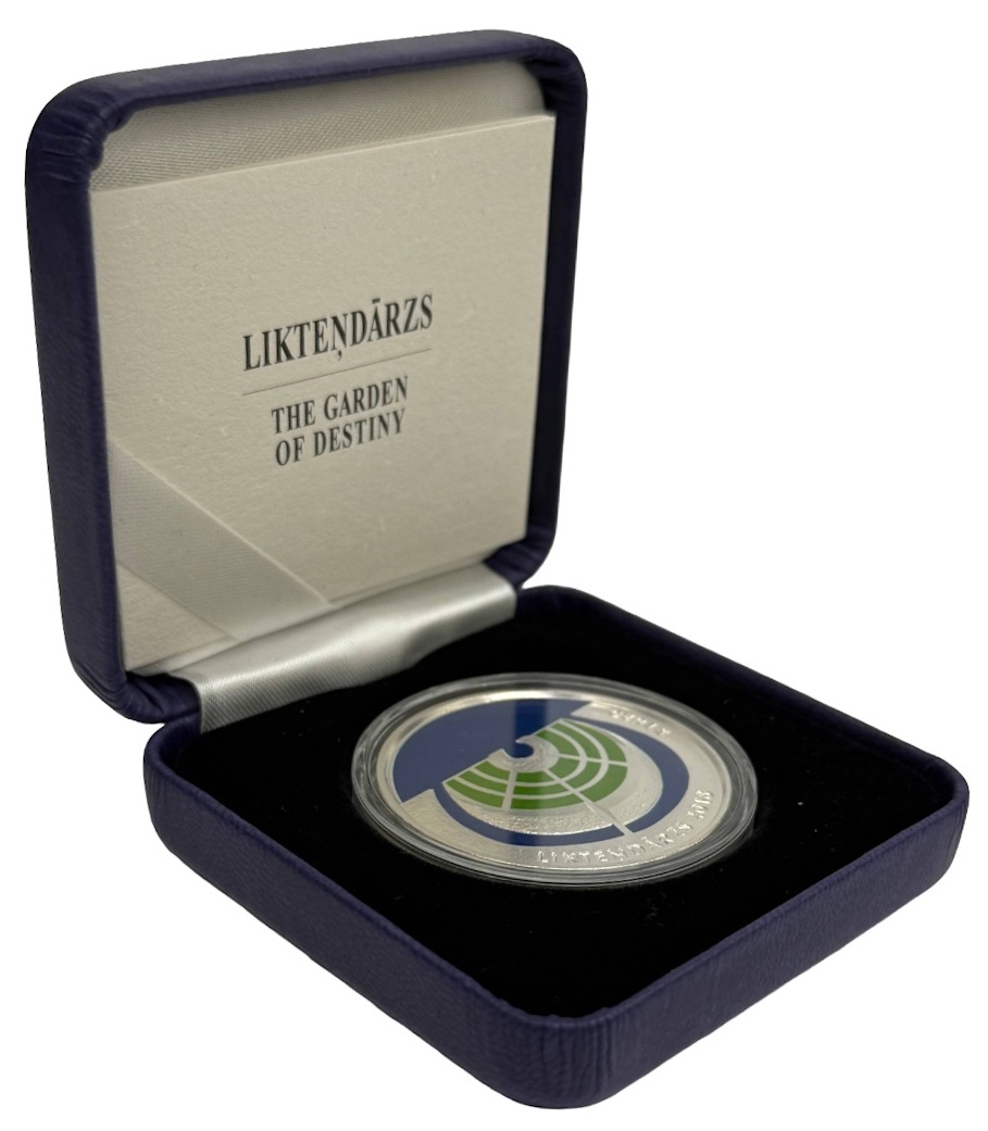 5 евро 2018 года Латвия «Ликтеньдарзс» — Фото №3