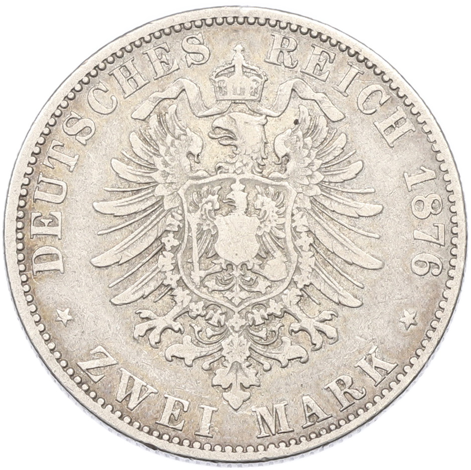 2 марки 1876 года Мекленбург-Шверин — Фото №2