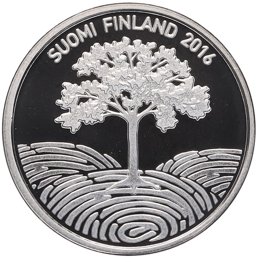 10 евро 2016 года Финляндия «Финская работа» — Фото №1