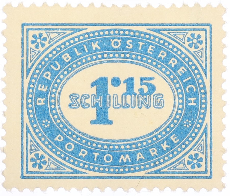 Почтовая марка 1.15 шиллинга 1947 года Австрия — Фото №1