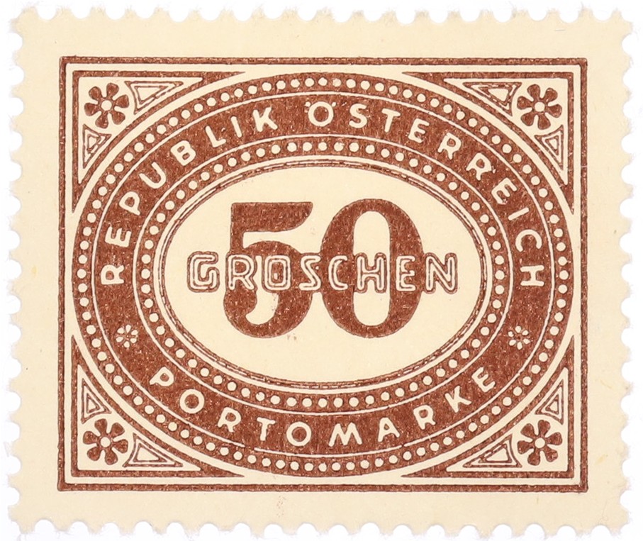 Почтовая марка 50 грошей 1947 года Австрия — Фото №1