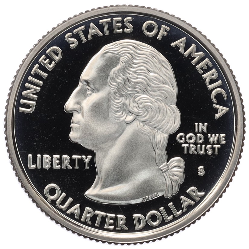 1/4 доллара (25 центов) 2002 года S США «Штаты и территории — Огайо» — Фото №2