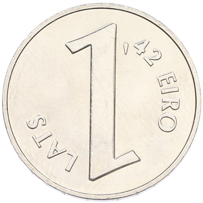 1 лат 2013 года Латвия «Паритет монет» — Фото №1