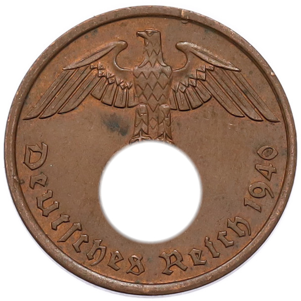 2 рейхспфеннига 1940 года A Германия — Фото №1