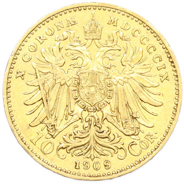 10 крон 1909 года Австрия — Фото №1