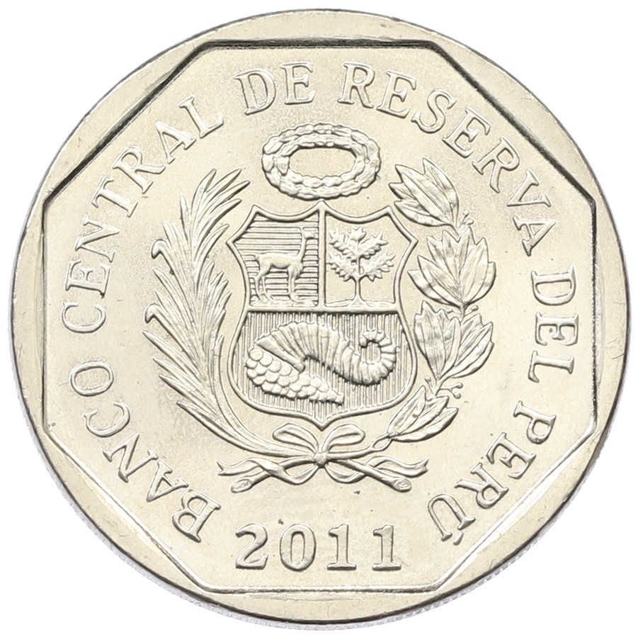 1 новый соль 2011 года Перу «Богатство и гордость Перу — Чульпа на Сильюстани» — Фото №2