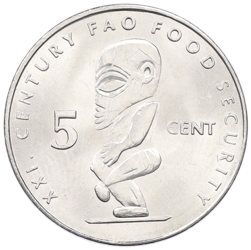 5 центов 2000 года Острова Кука «ФАО» — Фото №1