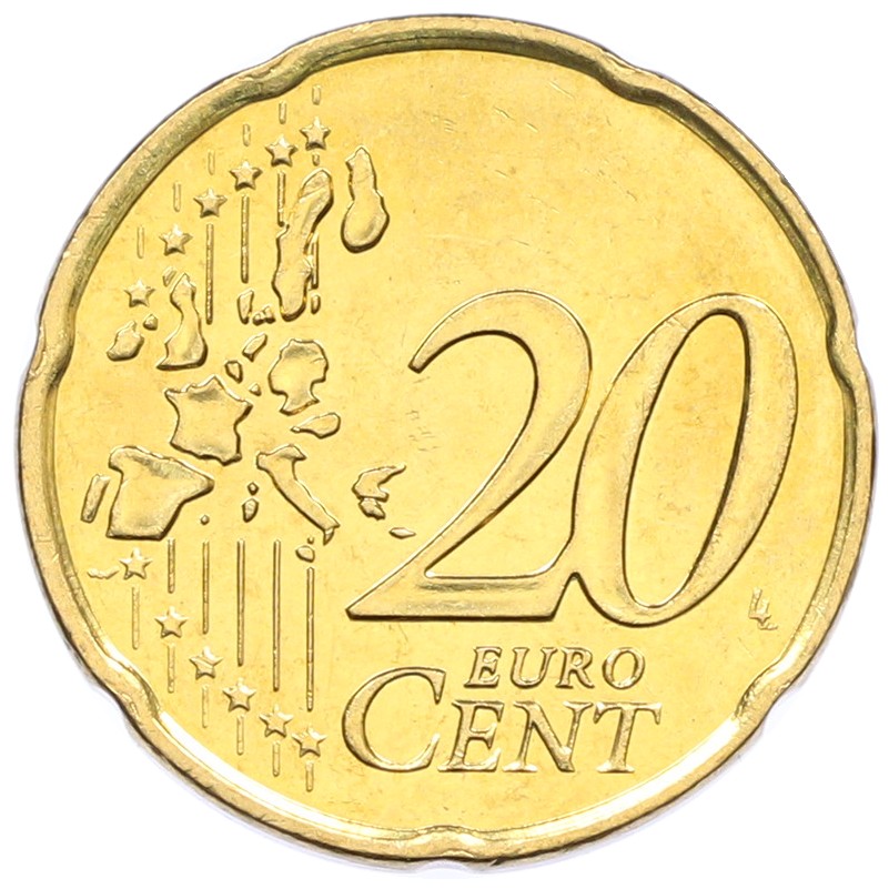 20 евроцентов 2001 года Монако — Фото №2