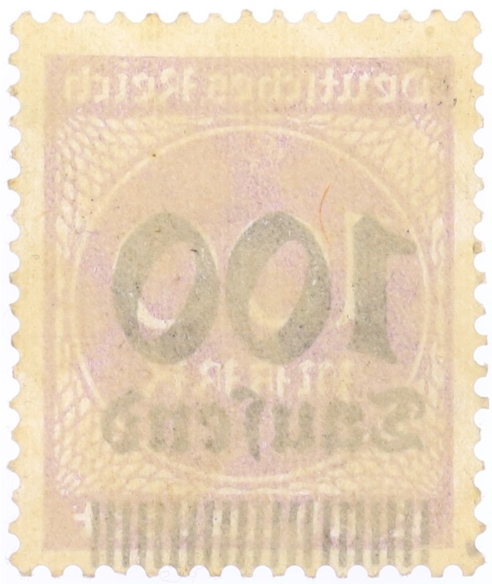 Почтовая марка 100.000 марок 1923 года Германия — Фото №2