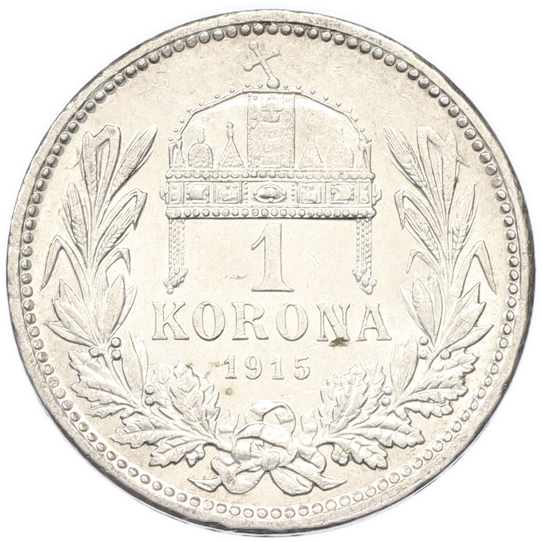1 крона 1915 года Венгрия — Фото №1