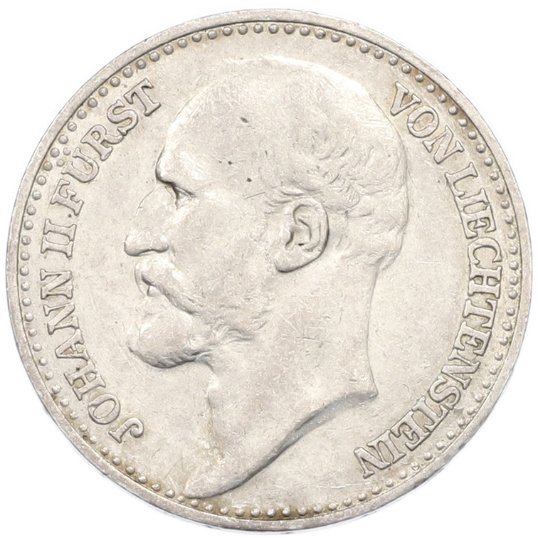 1 крона 1904 года Лихтенштейн — Фото №2