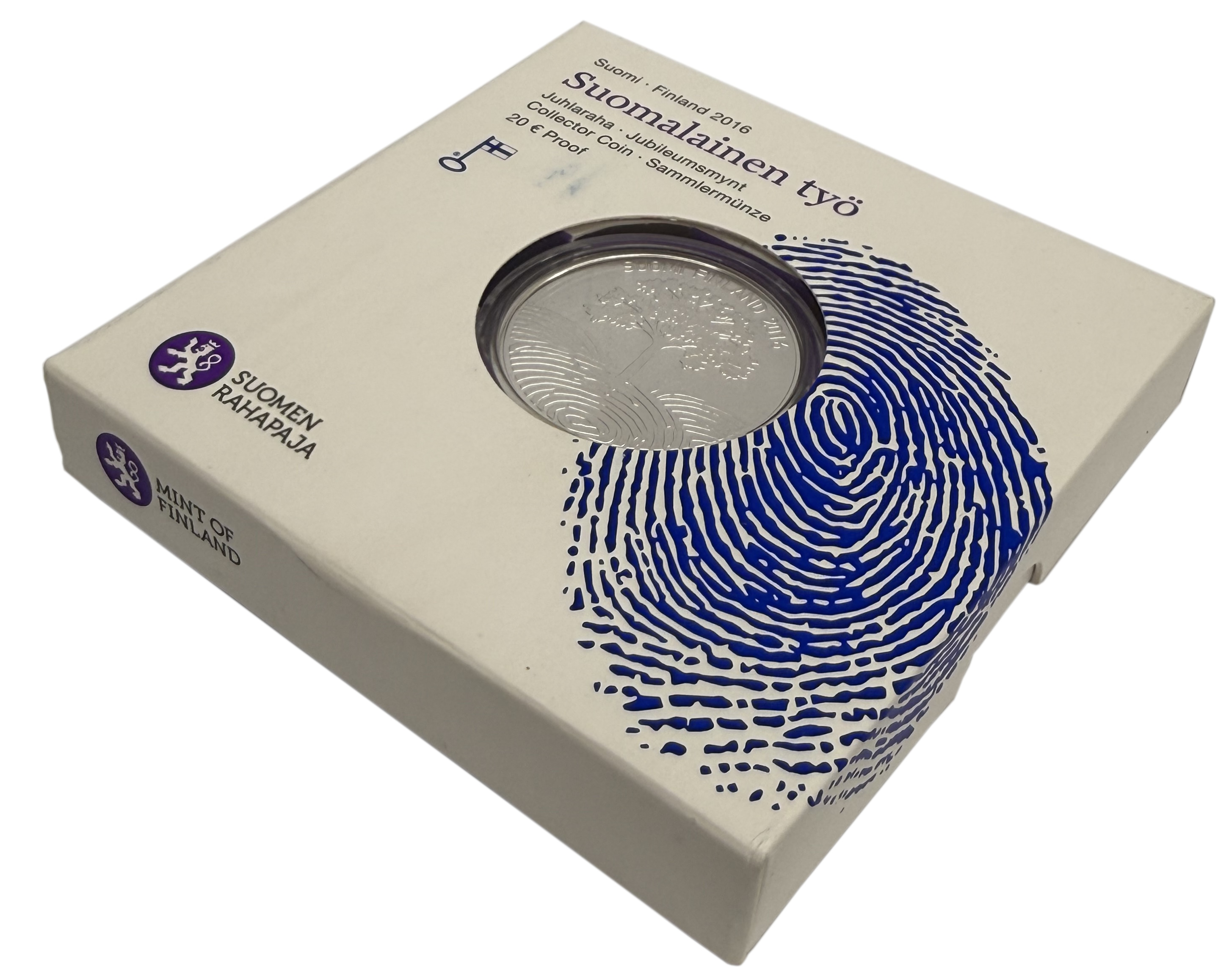 20 евро 2016 года Финляндия «Финская работа» — Фото №3