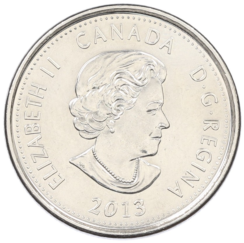 25 центов 2013 года Канада «Война 1812 года — Шарль де Салаберри» — Фото №2