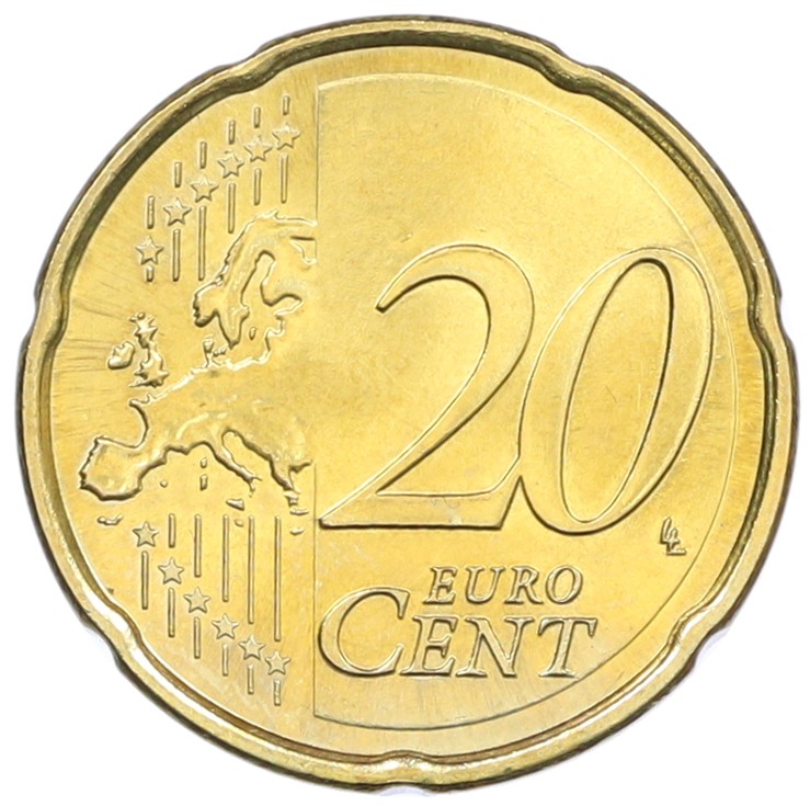 20 евроцентов 2011 года Испания — Фото №2