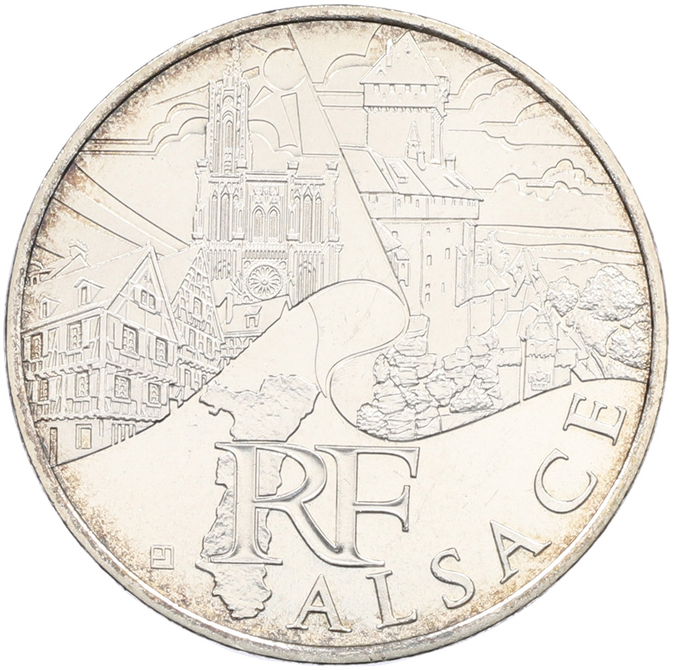 10 евро 2011 года Франция «Регионы Франции — Эльзас» — Фото №1