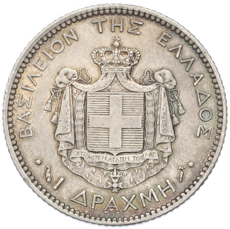1 драхма 1883 года Греция — Фото №2