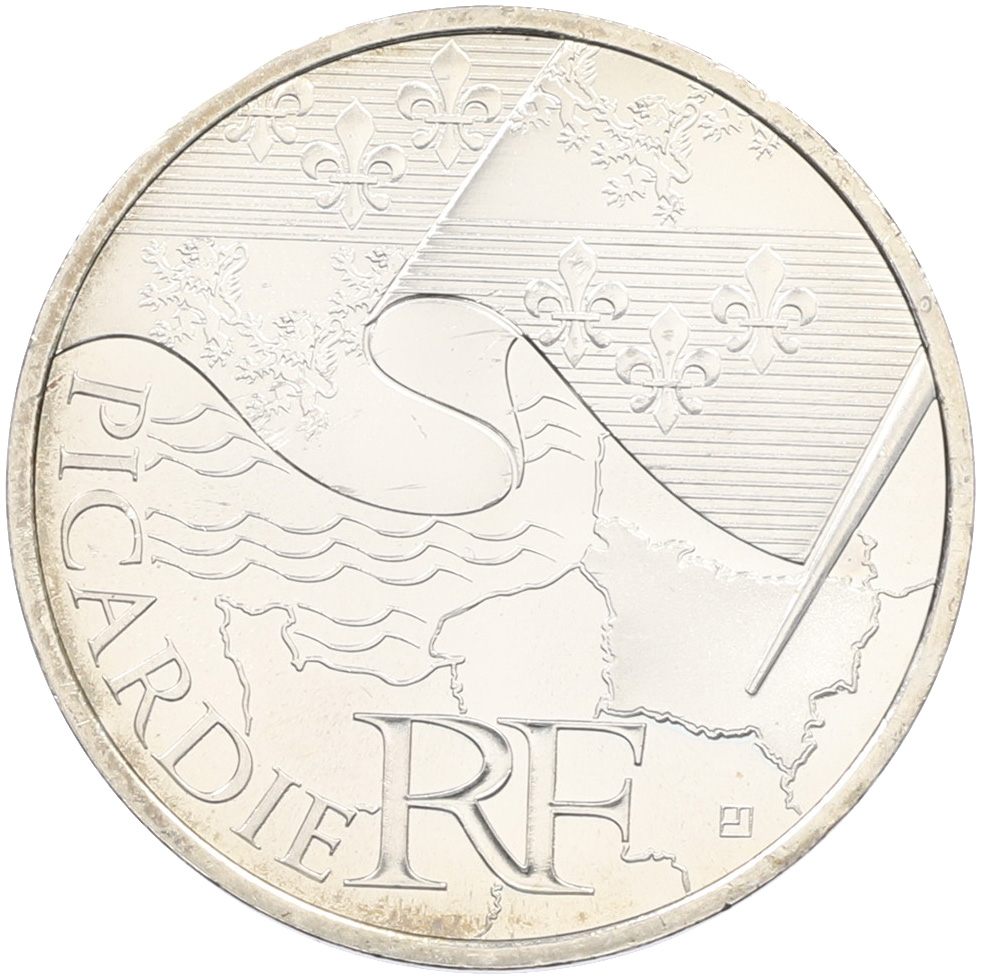 10 евро 2010 года Франция «Регионы Франции — Пикардия» — Фото №1