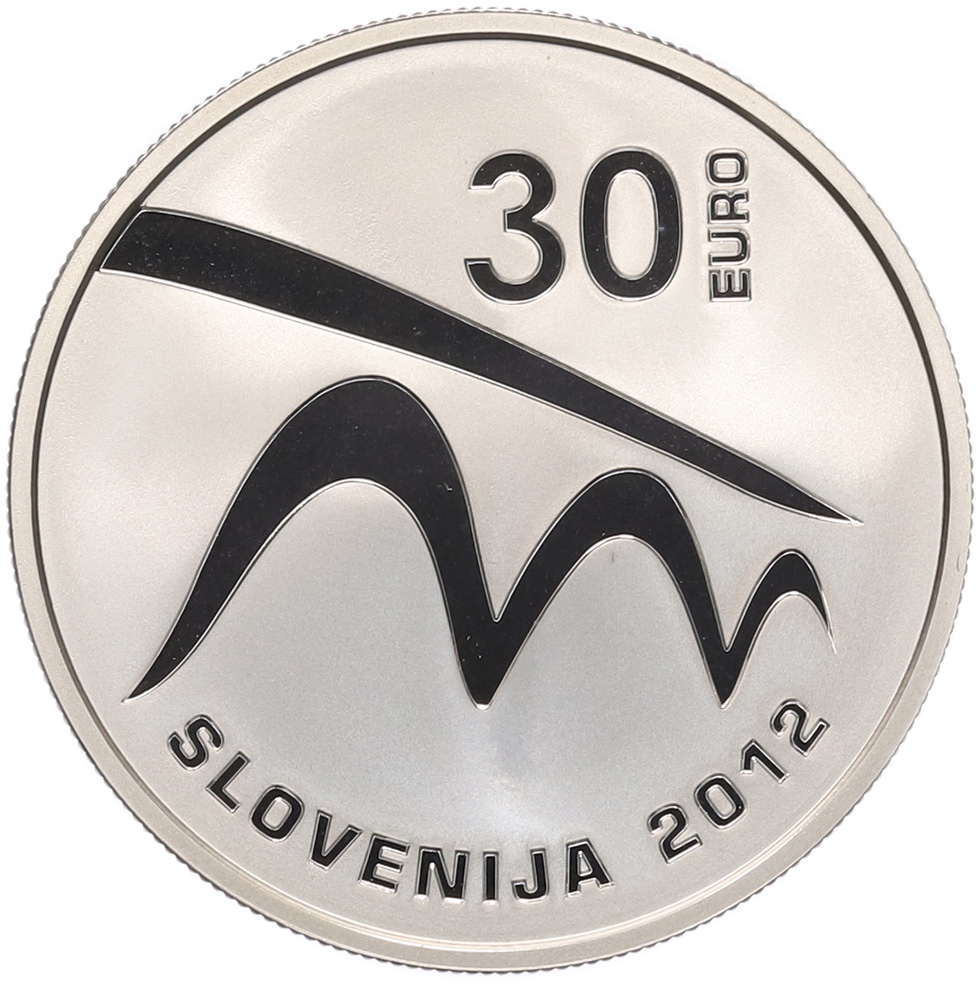 30 евро 2012 года Словения «Марибор — Европейская культурная столица» — Фото №2
