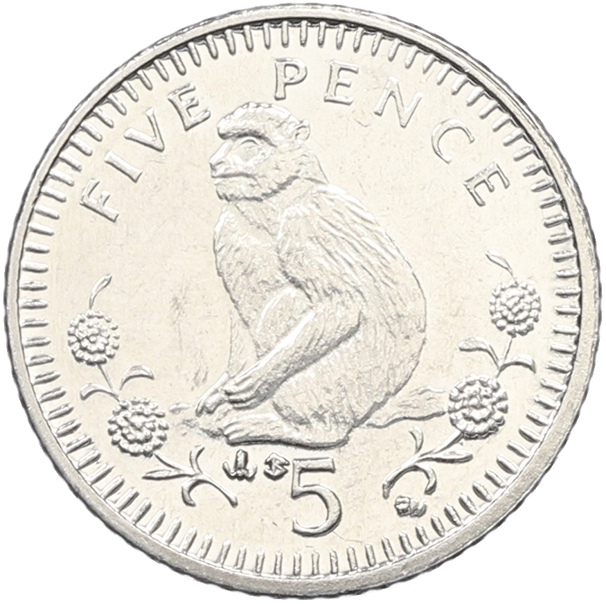 5 пенсов 2003 года Гибралтар — Фото №1