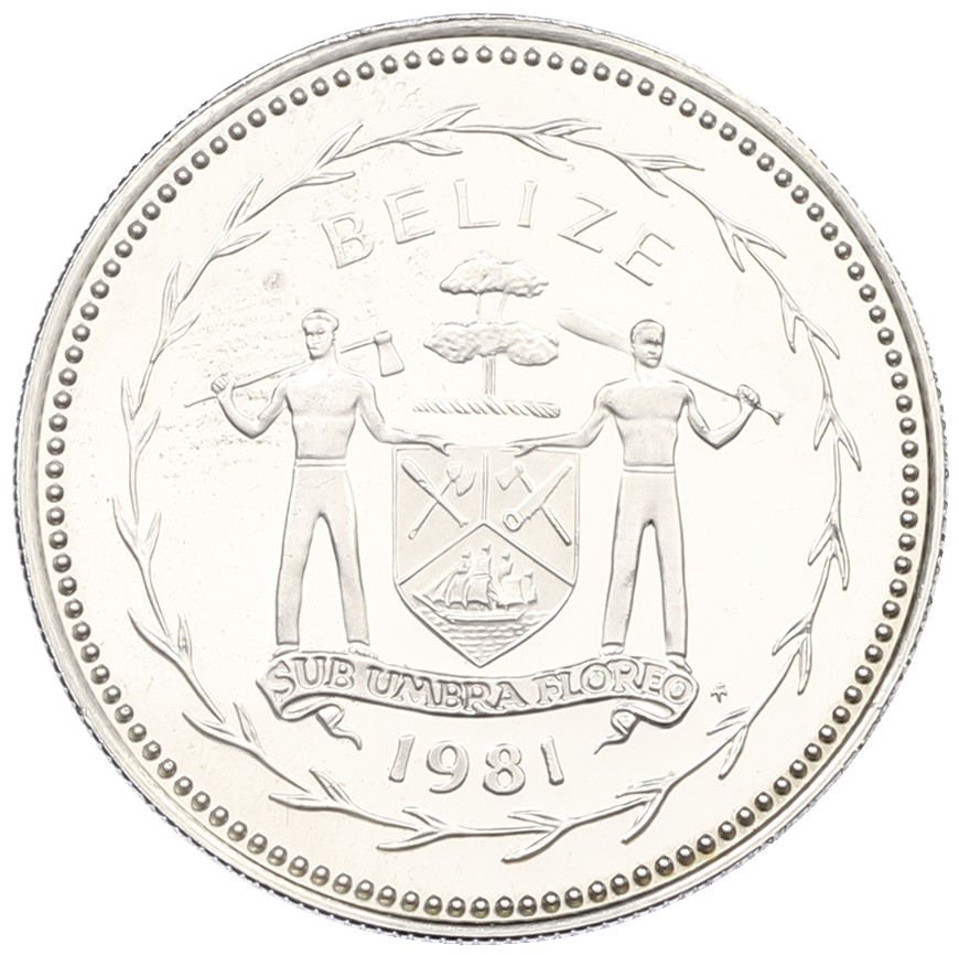 25 центов 1981 года Белиз — Фото №2