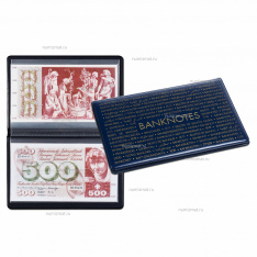 Карманный альбом для банкнот на 20 ячеек (210х125 мм), LEUCHTTURM, 347372 — Фото №1