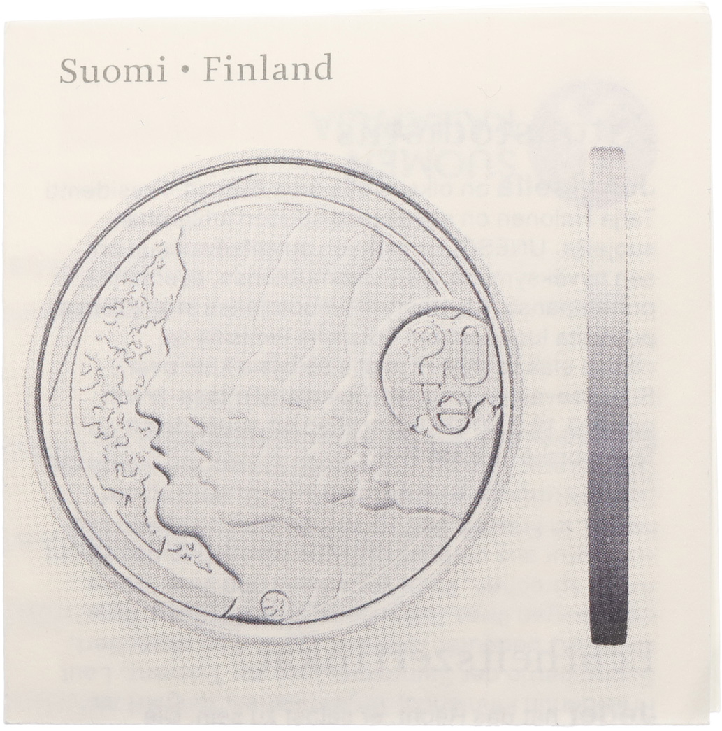 20 евро 2012 года Финляндия «Равенство и терпимость» — Фото №3