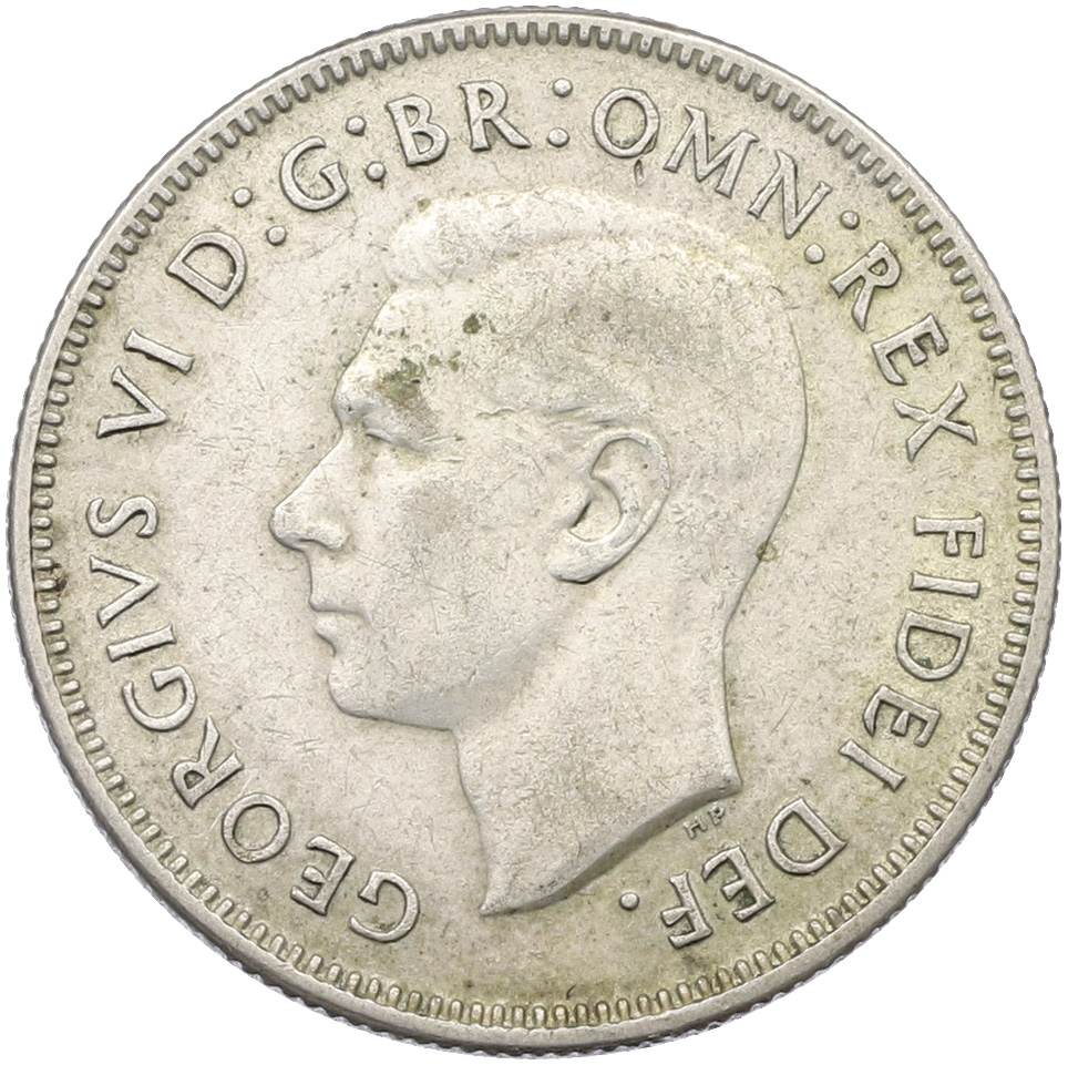 1 флорин 1951 года Австралия «50 лет Федерации» — Фото №2