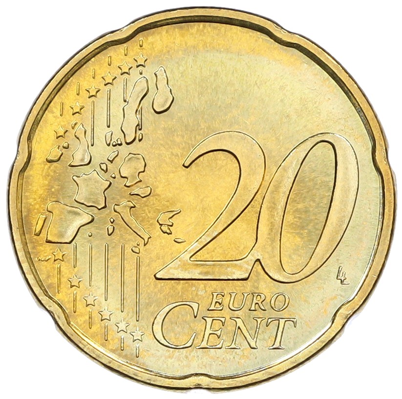 20 евроцентов 1999 года Франция — Фото №2