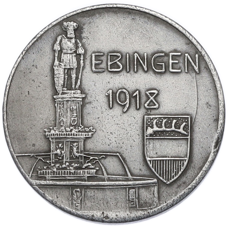50 пфеннигов 1918 года Германия — город Эбинген (Нотгельд) — Фото №1