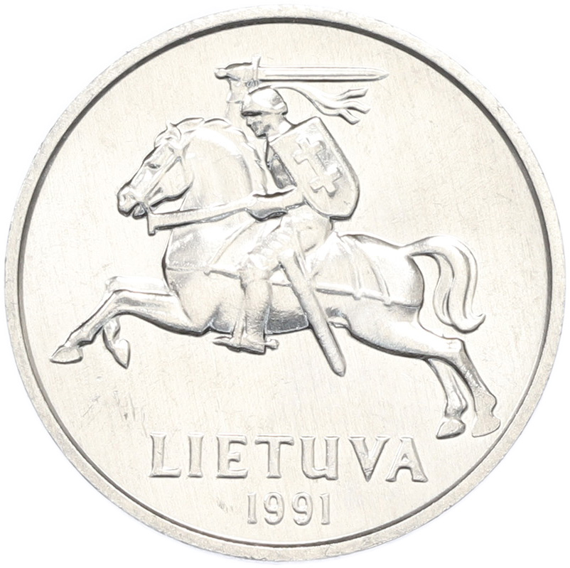 5 центов 1991 года Литва — Фото №1