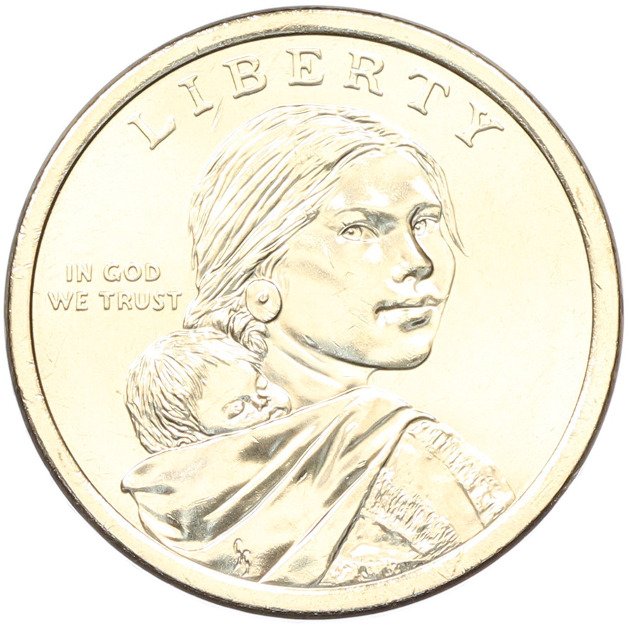 1 доллар 2026 года (P) США «Коренные Американцы (Сакагавея) — Полли Купер» — Фото №2