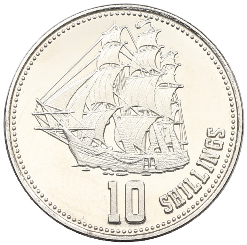 10 шиллингов 2019 года Сомалиленд «Корабль — плывет влево» — Фото №1