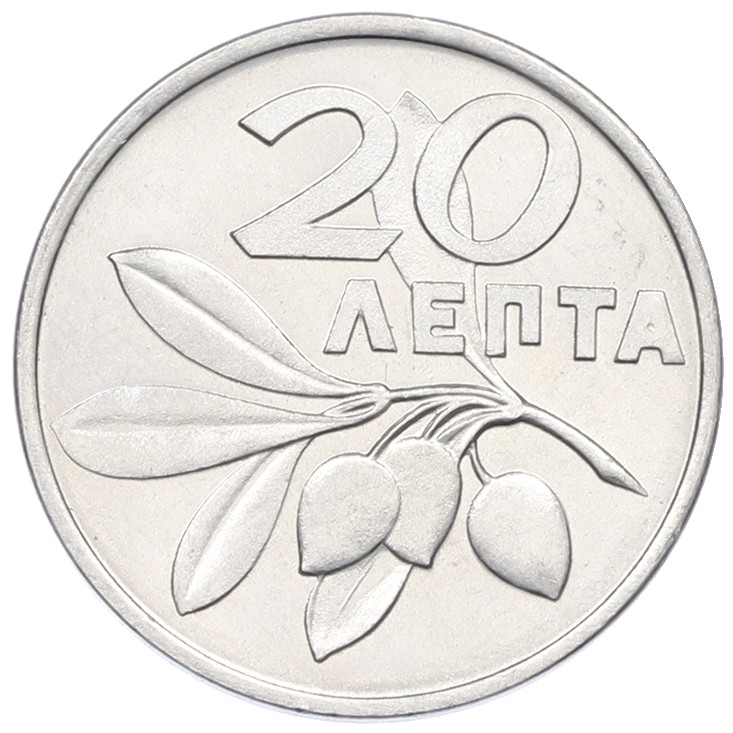 20 лепт 1973 года Греция — Фото №1