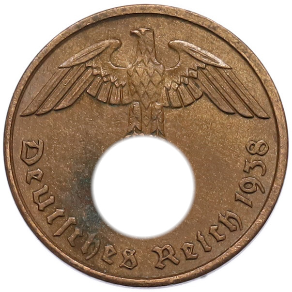 2 рейхспфеннига 1938 года A Германия — Фото №1