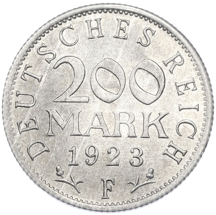 200 марок 1923 года F Германия — Фото №1