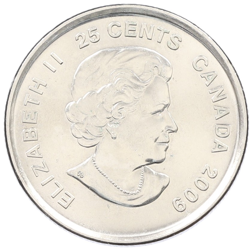 25 центов 2009 года Канада «Синди Классен — шестикратный призер Олимпийских игр» — Фото №2
