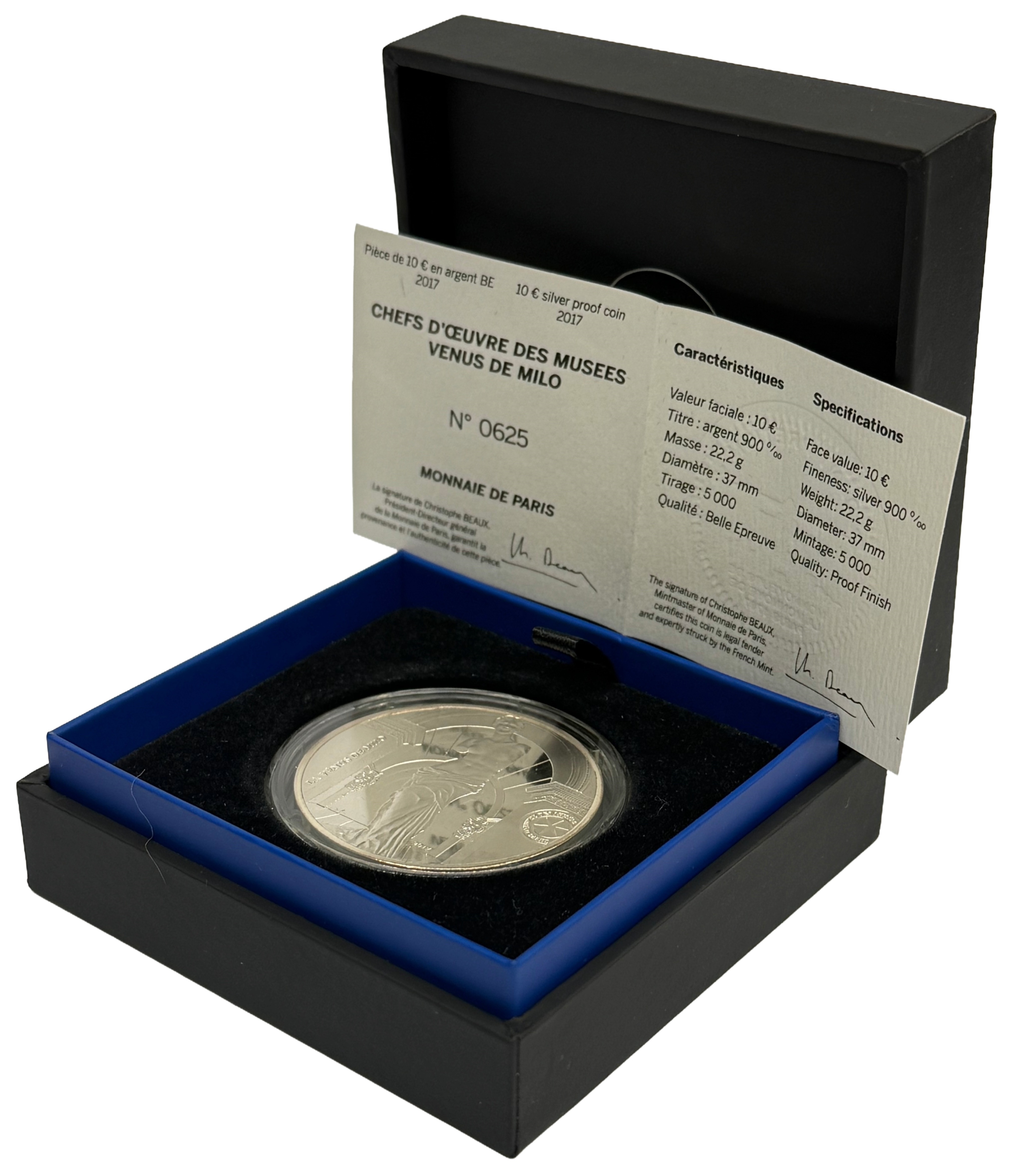 10 евро 2017 года Франция «Венера Милосская» — Фото №3