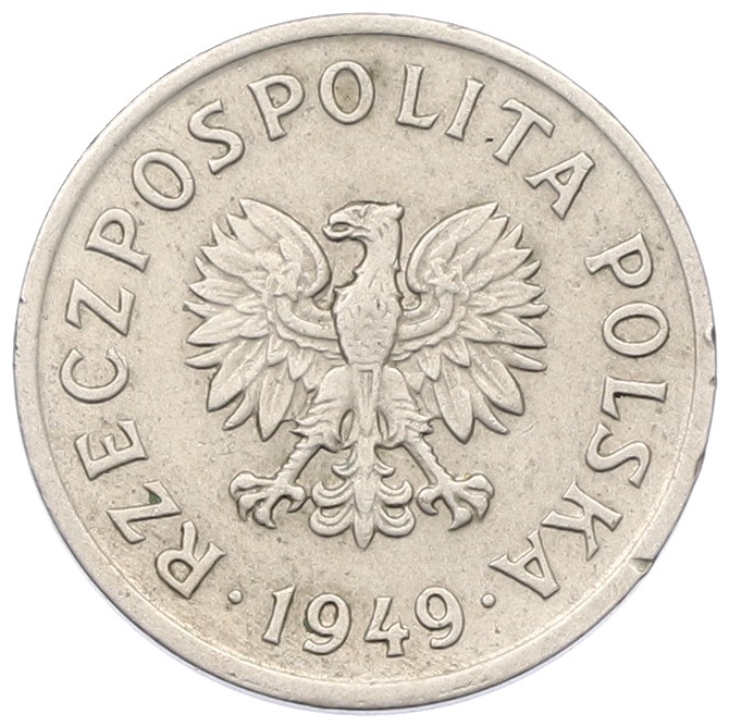 10 грошей 1949 года Польша — Фото №2