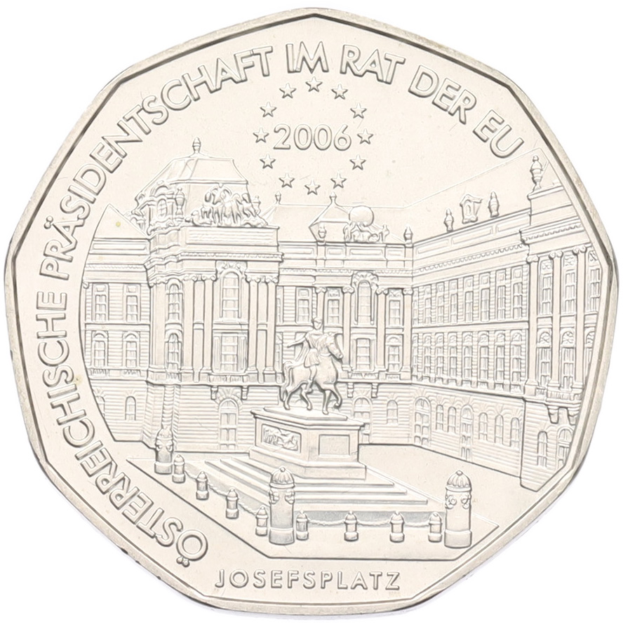 5 евро 2006 года Австрия «Председательство Австрии в ЕС» — Фото №1