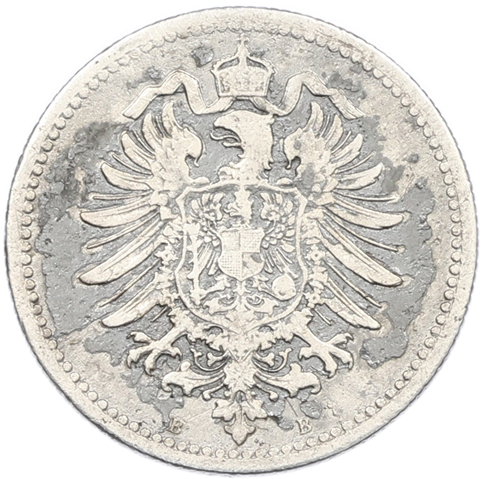 50 пфеннигов 1876 года B Германия — Фото №2