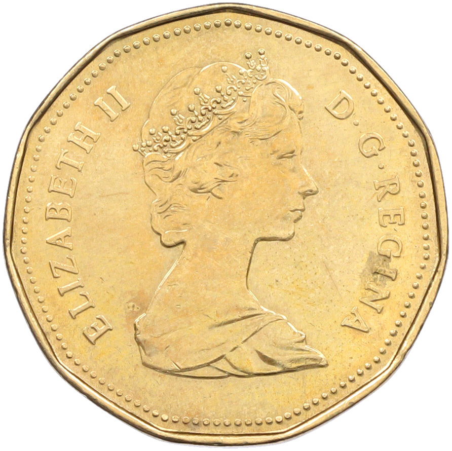 1 доллар 1987 года Канада — Фото №2