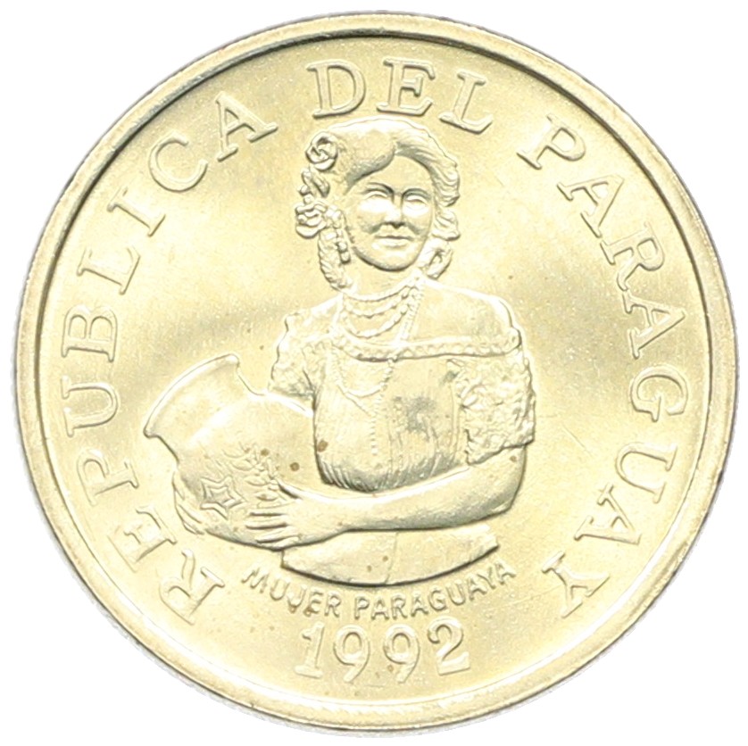 5 гуарани 1992 года Парагвай — Фото №1