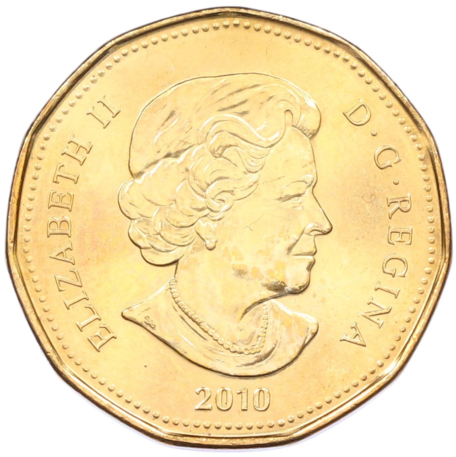 1 доллар 2010 года Канада «XXI зимние Олимпийские Игры 2010 в Ванкувере» — Фото №2