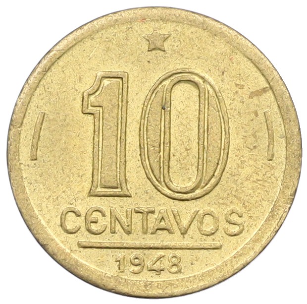 10 сентаво 1948 года Бразилия — Фото №1