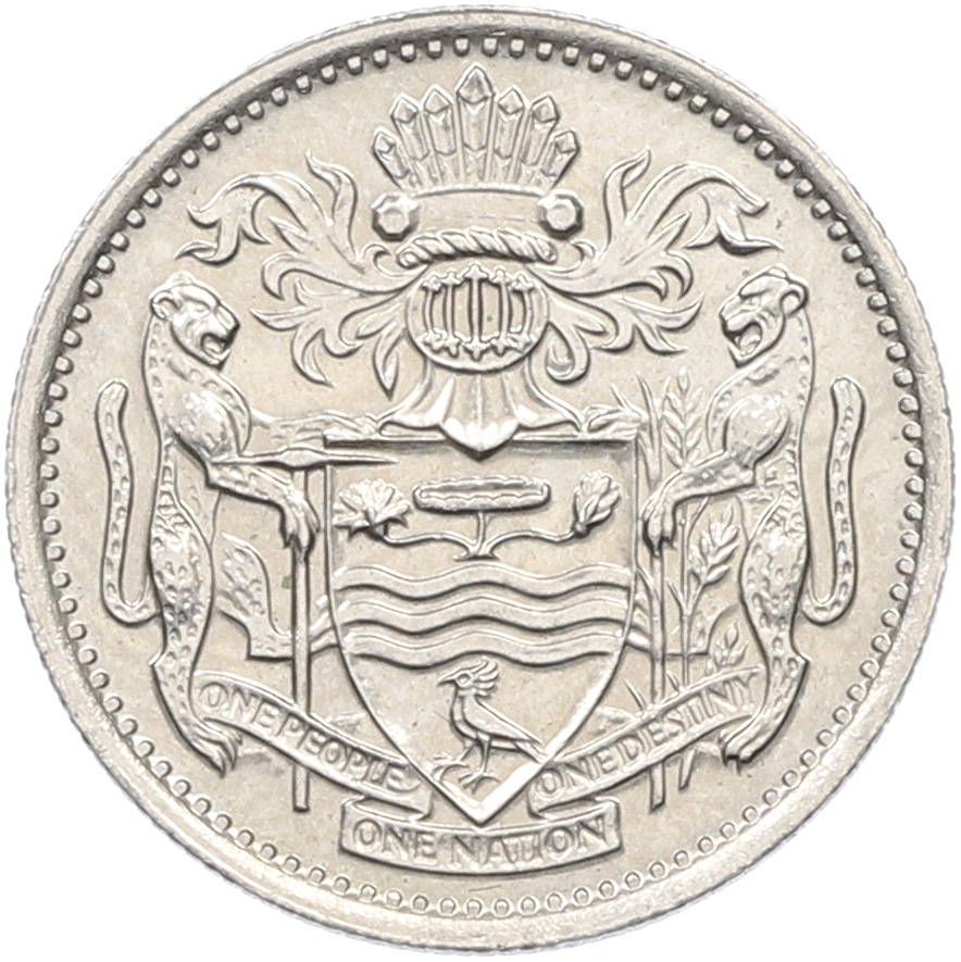 10 центов 1977 года Гайана — Фото №2