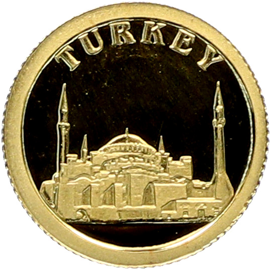 12 долларов 2008 года Либерия «Страны Европы — Турция» — Фото №1