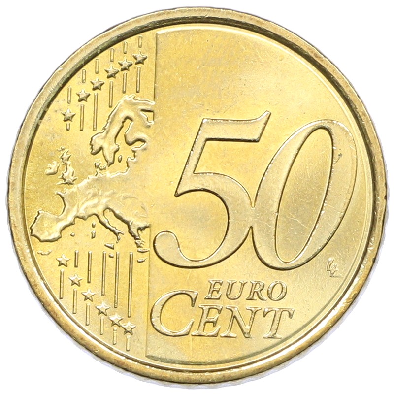 50 евроцентов 2008 года Италия — Фото №2